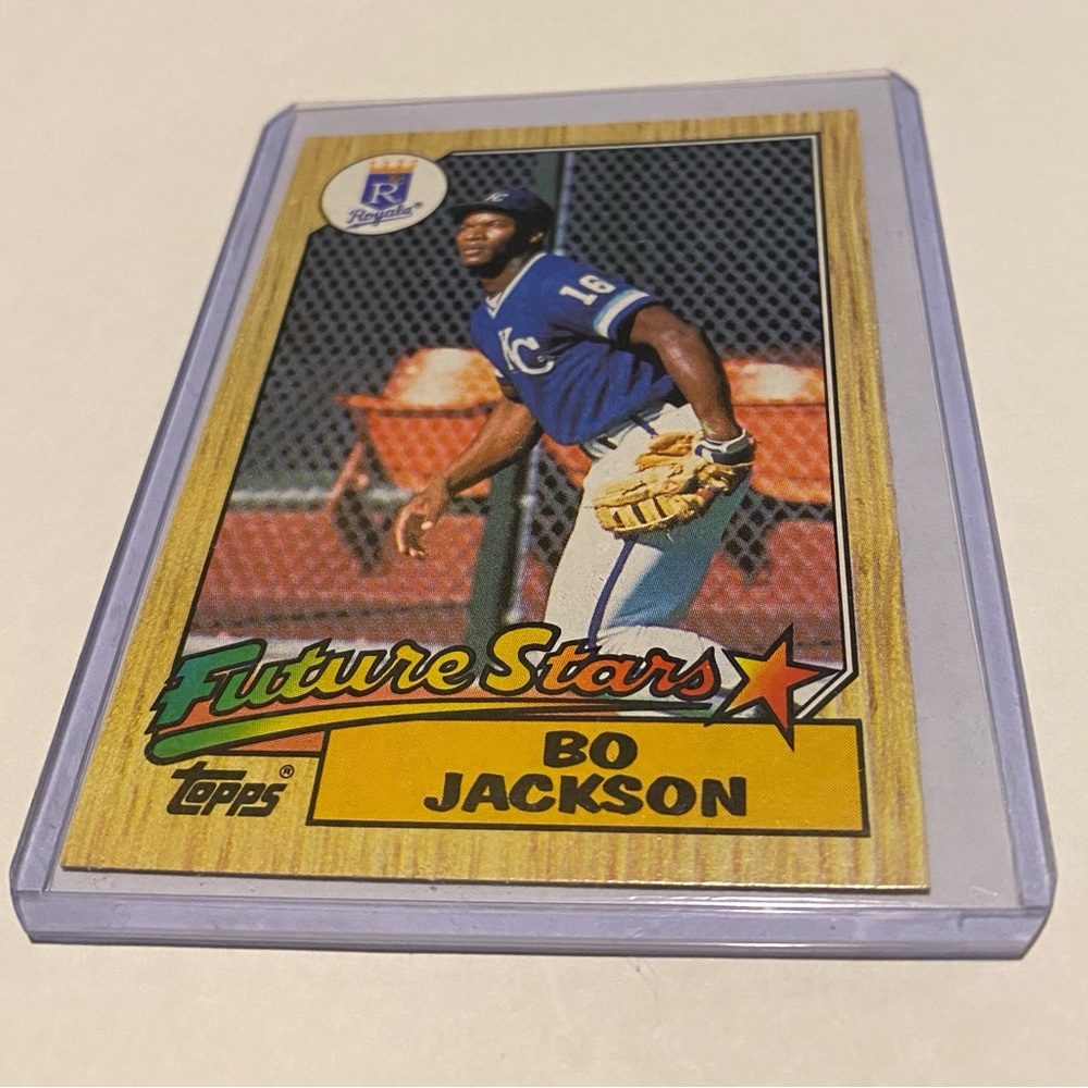 Bo Jackson Future stars/Rookie 1987 Topps Baseball card vintage collectible